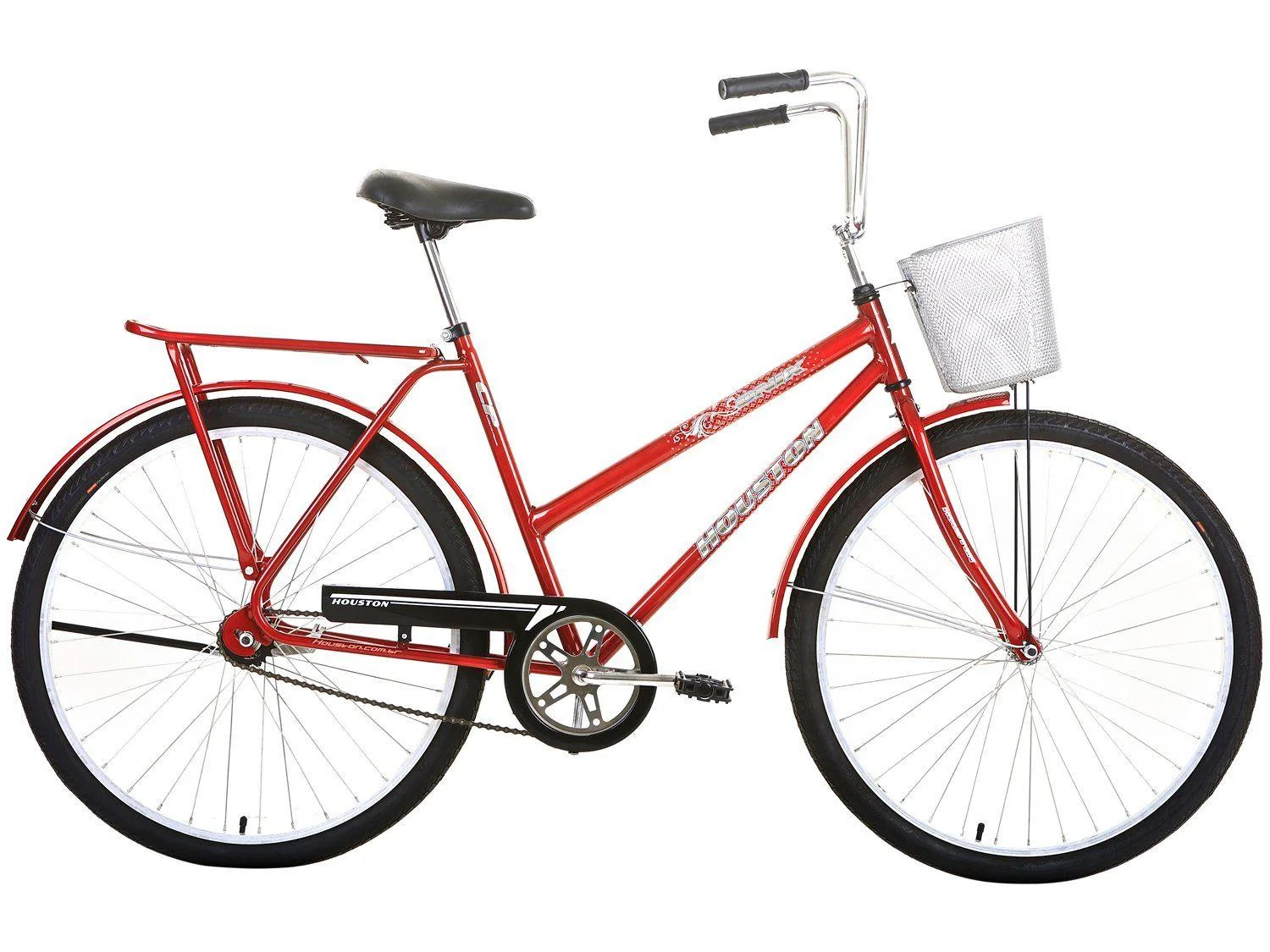 Bicicleta Aro 26 Houston Ônix de Aço Carbono