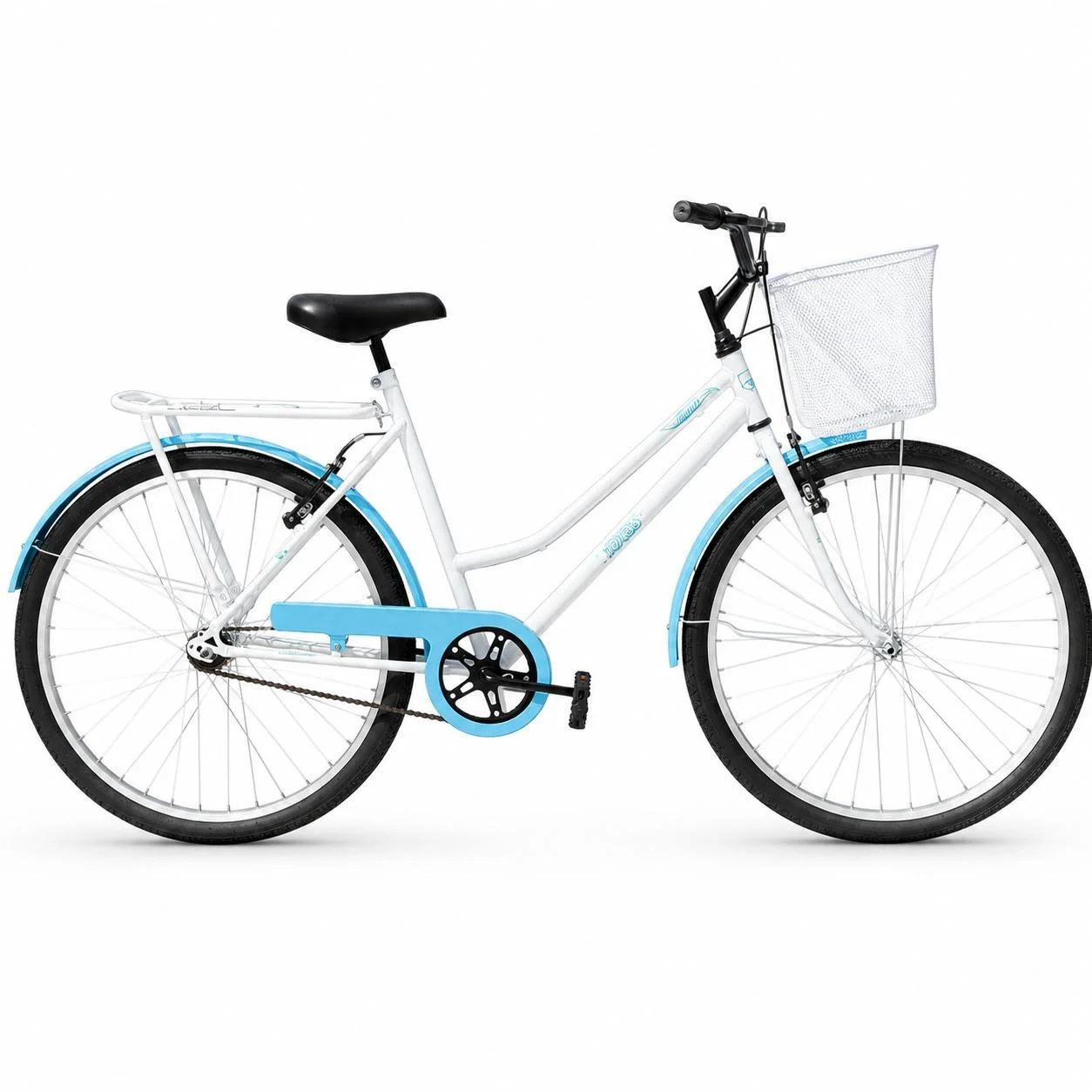 Bicicleta Feminina Aro 26 Poty Com Cestinha