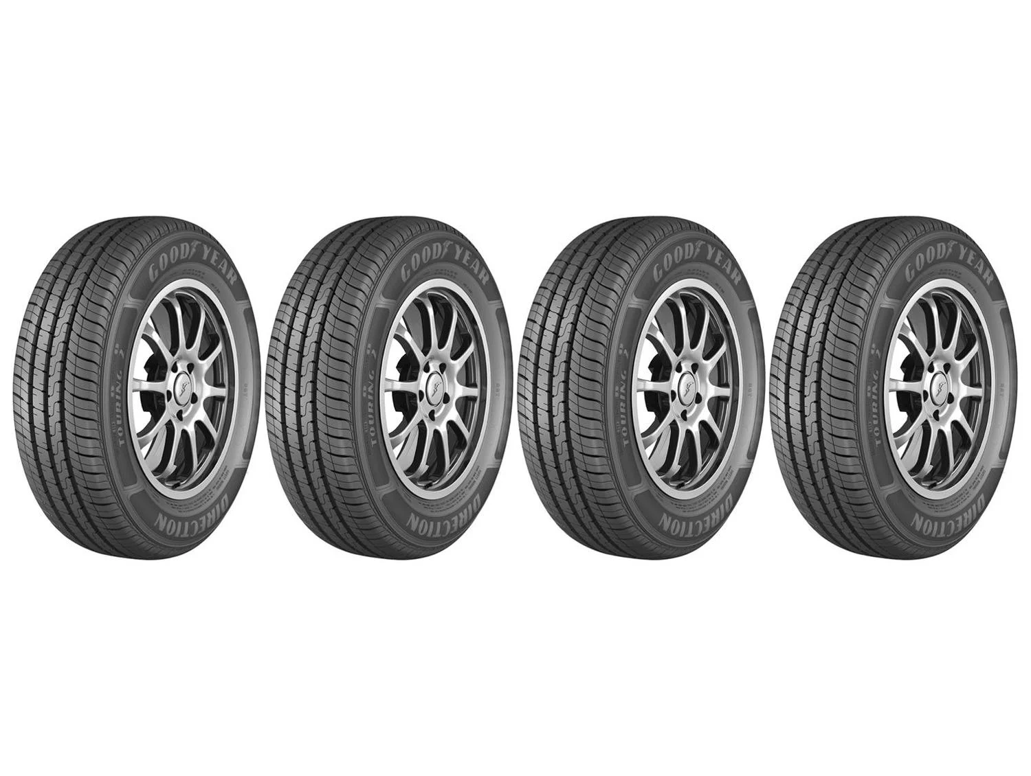 Kit 4 Pneus Aro 14” 175/70R14 Goodyear 88T