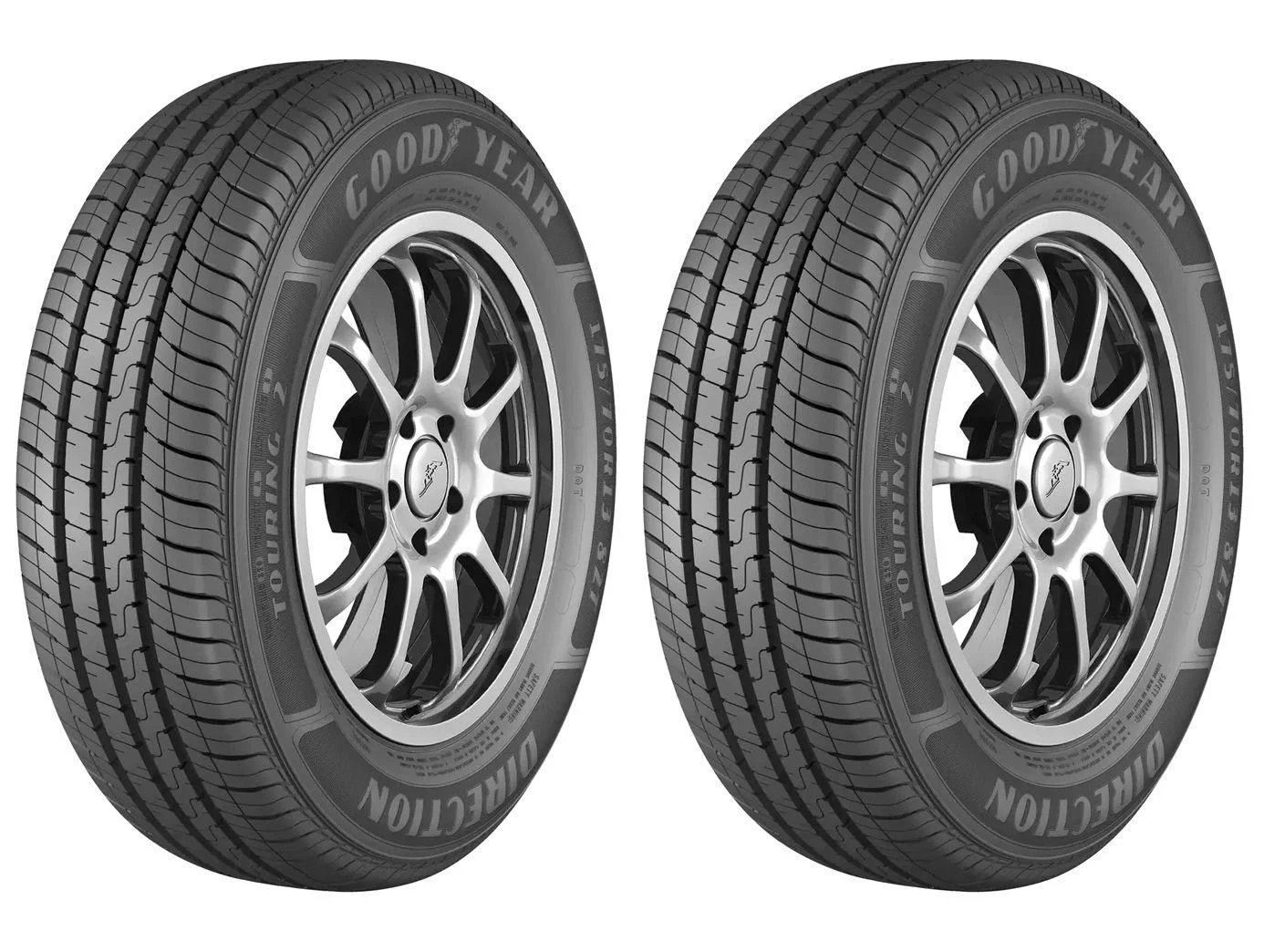 Kit 2 Pneus 14” 185/60R14 Goodyear 82H Touring