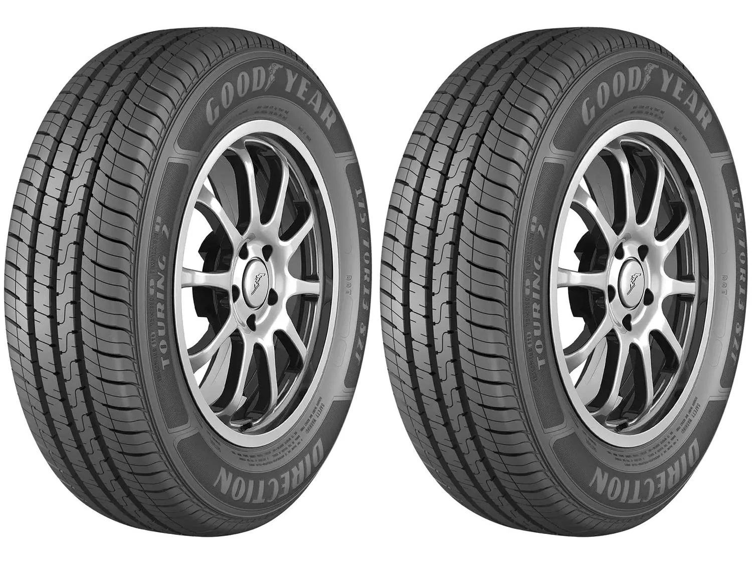 Kit 2 Pneus Aro 13” 175/70R13 Goodyear 82T