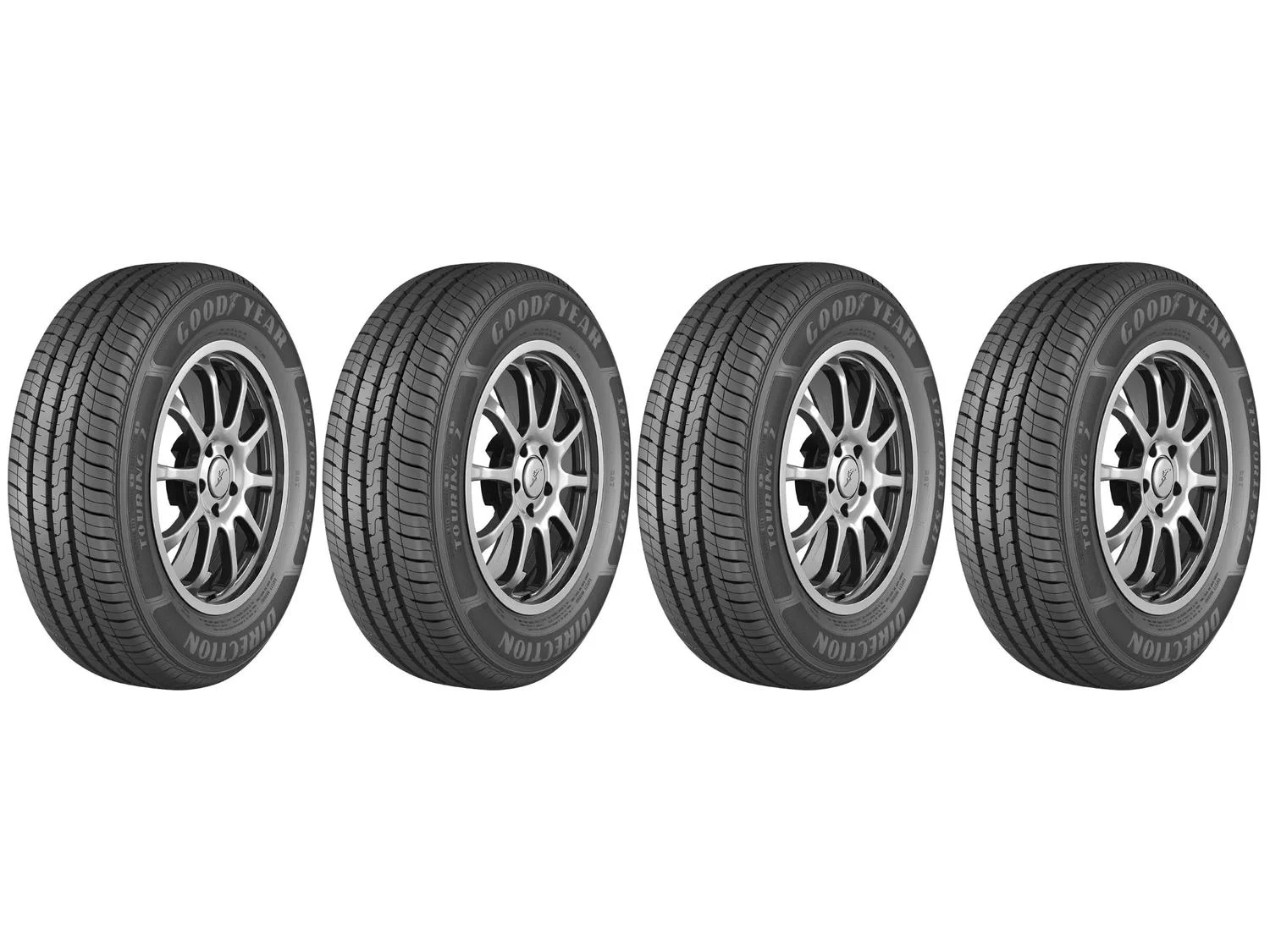 Kit 4 Pneus Aro 13” 175/70R13 Goodyear 82T