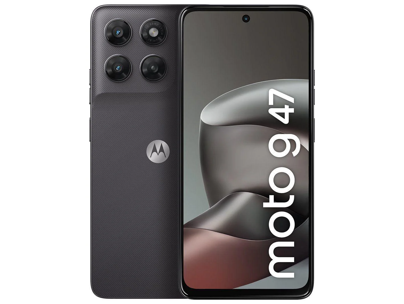 Smartphone Motorola Moto g47 128GB 5G 12GB (4GB RAM + 8GB RAM Boost) Grafite 6,7" Câm. Dupla Selfie 32MP