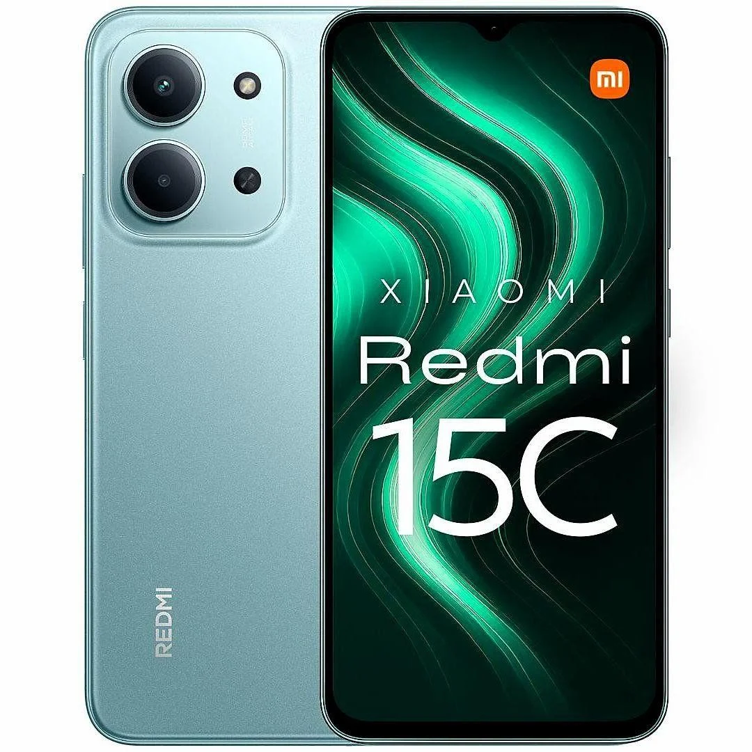 Smartphone Celular Xiaomi Redmi 15C 128GB 4GB Versão Global 50MP Câmera 120Hz Bateria de 6000mAh Dual SIM Chip Verde