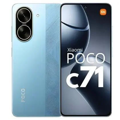 Xiaomi POCO C71 128GB Bateria Duradoura Alto Desempenho Smartphone 2026 azul