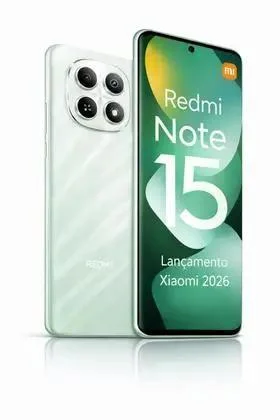 Xiaomi Redmi Note 15 256GB Alto Desempenho Câmera Avançada Smartphone 2026 verde