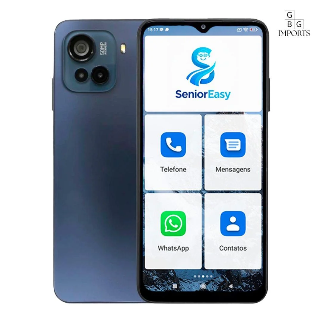 Smartphone para Idoso 128Gb/ 4GB RAM 4G Tela Grande