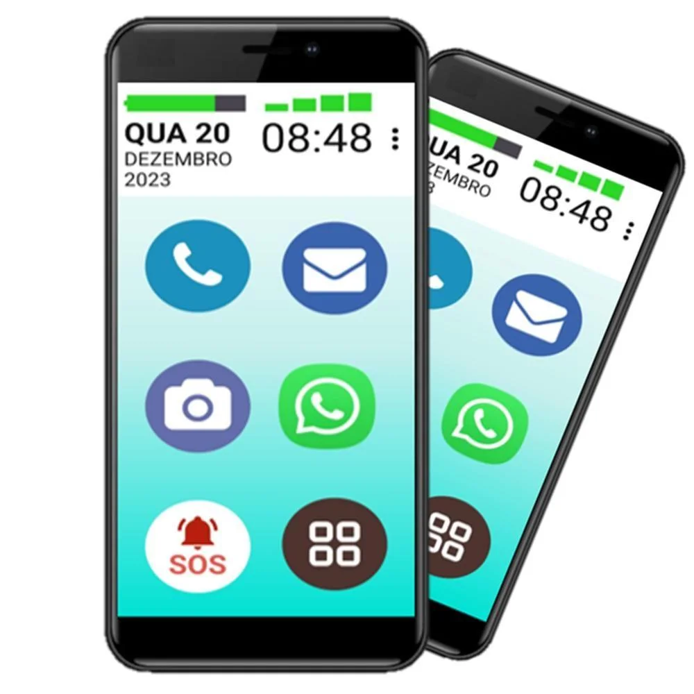 Smartphone para idosos 32gb conectividade em suas mãos