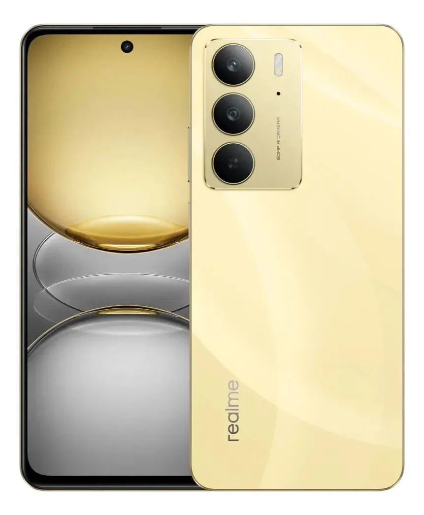 Celular Smartphone Realme C75 5G 256GB de Armazenamento 8GB de RAM Bateria 5828mAh Dual SIM NFC IP69