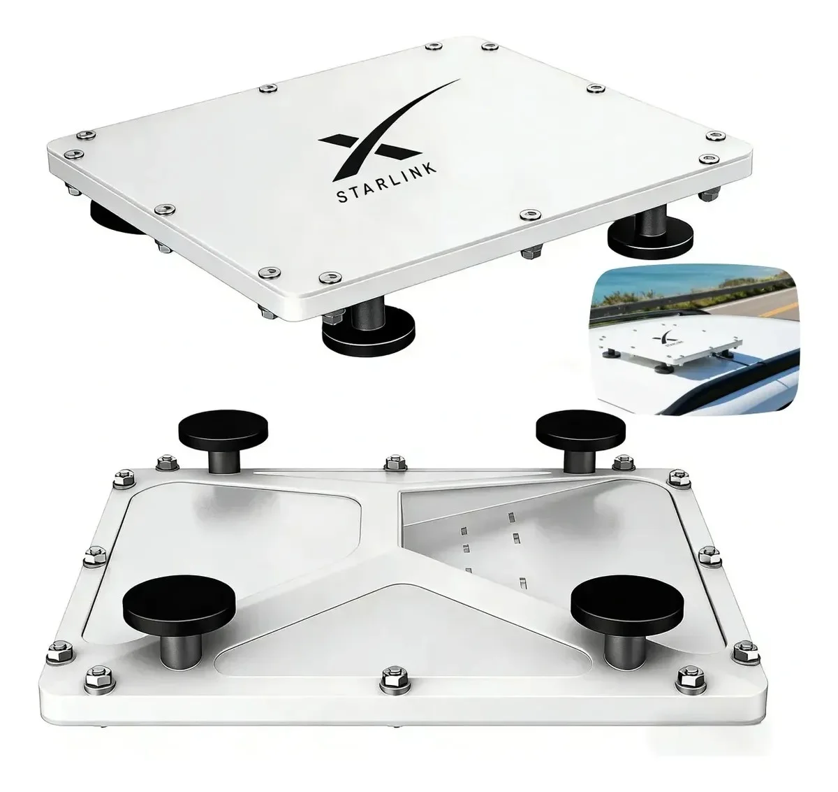 Suporte Magnético Starlink Mini Para Carro Kit Antena