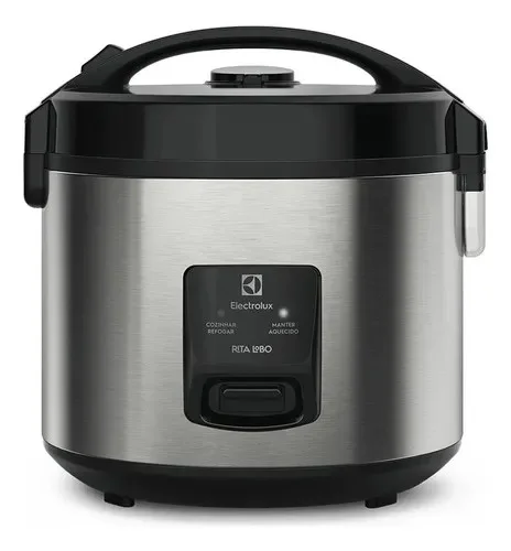 Panela de Arroz Elétrica Electrolux por Rita Lobo 3,5L Inox Efficient 2 em 1 ERC20