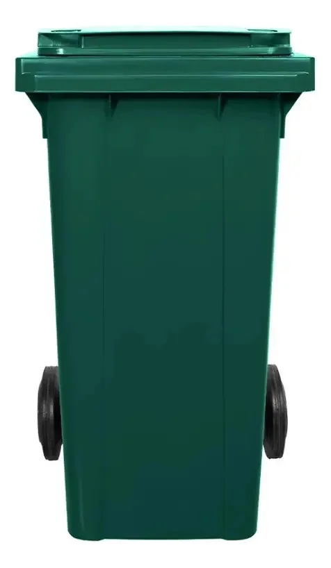 Lixeira De Lixo 120 Litros C/ Rodas
