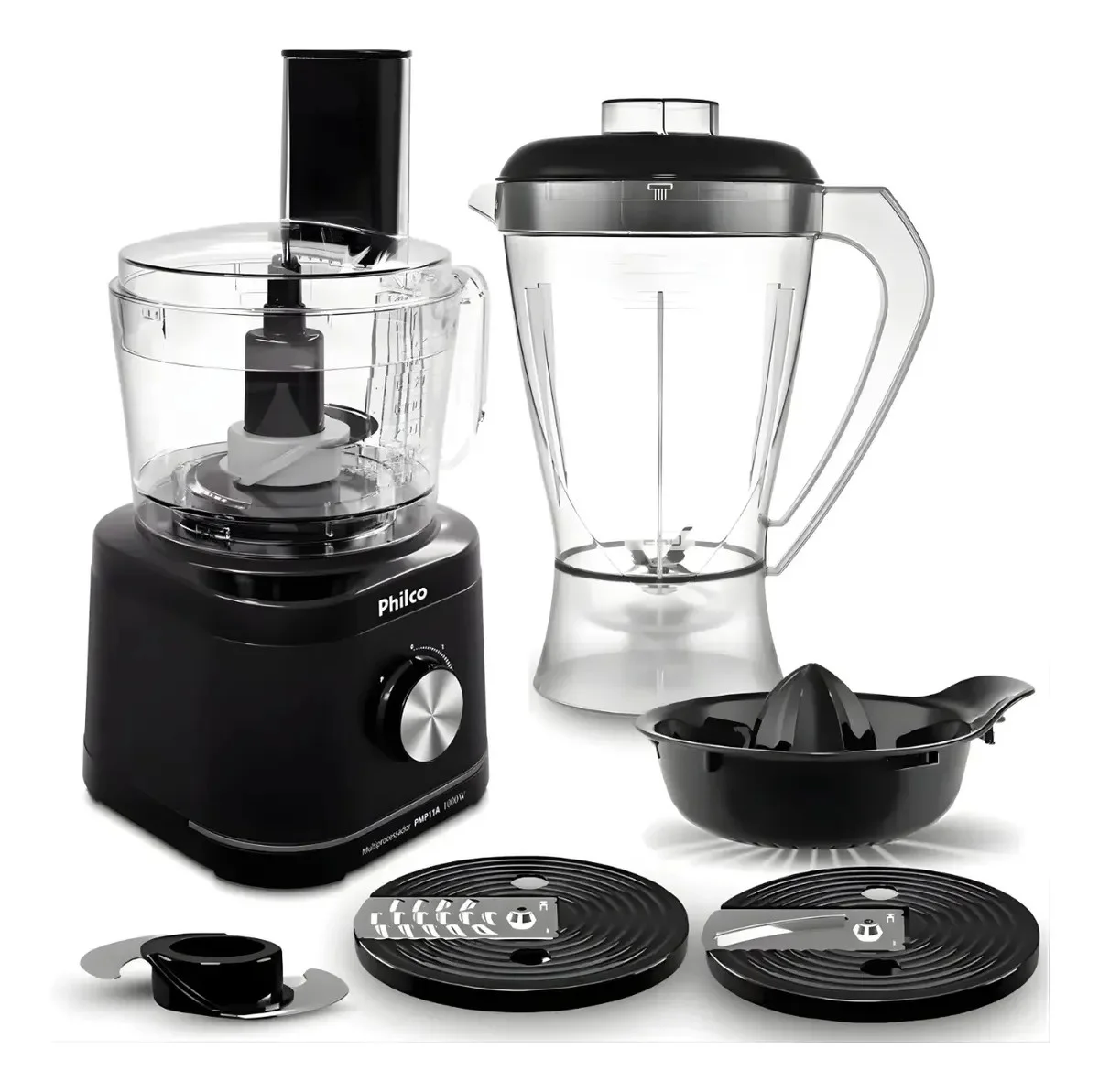 Multiprocessador 5 Em 1 1000w Philco Turbo Com Espremedor