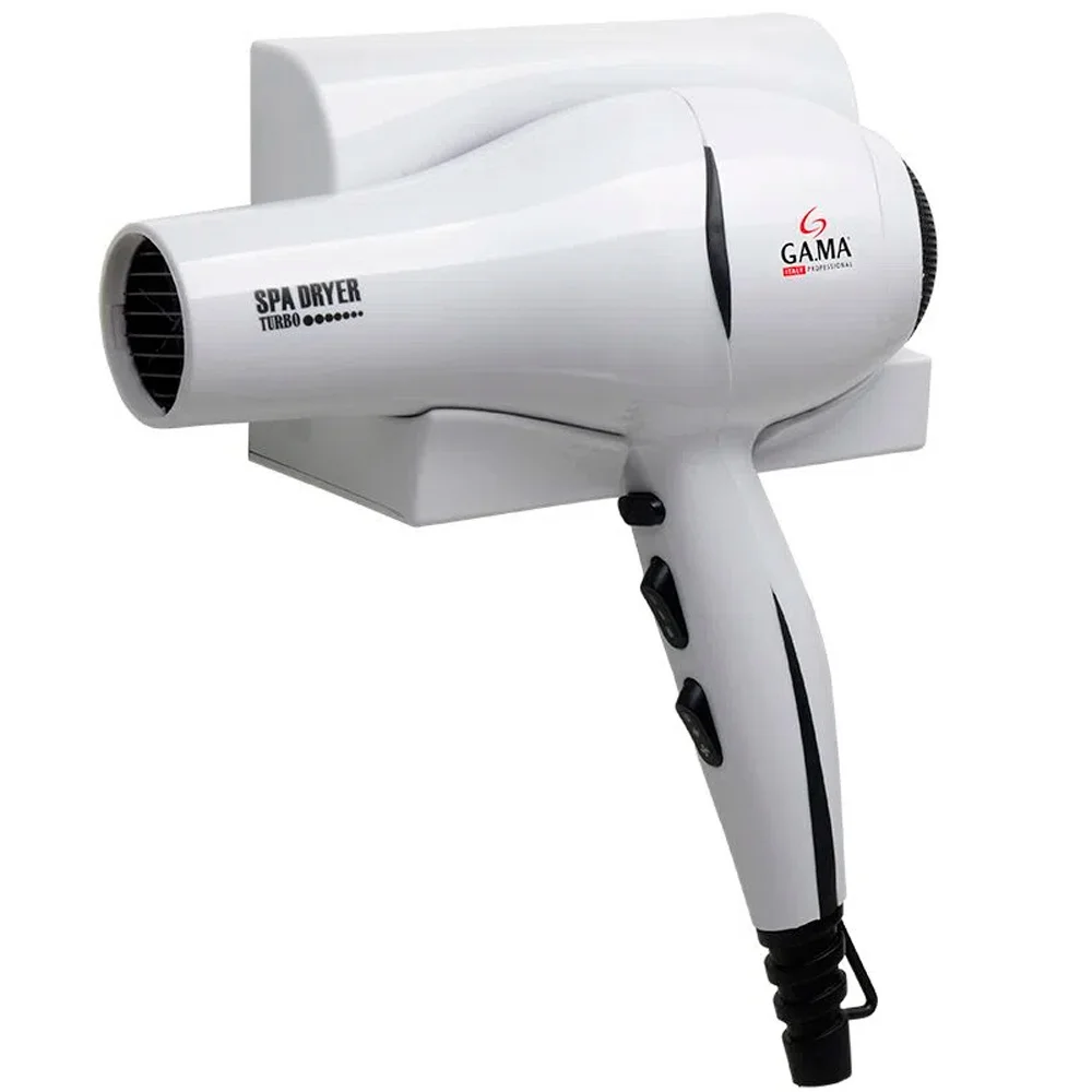 Secador de Cabelo Parede Gama Spa Dryer Turbo 2 Velocidades 1900W